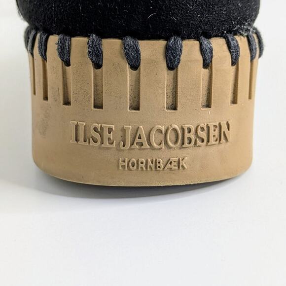 Ilse Jacobsen Tulip 6370 Plateau Ankle Boots EU 37 Black Chelsea Platform - Picture 2 of 16